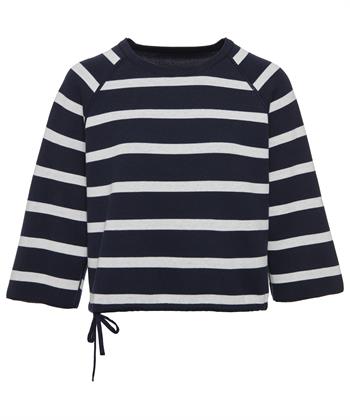 OUI trui reversible streep en uni