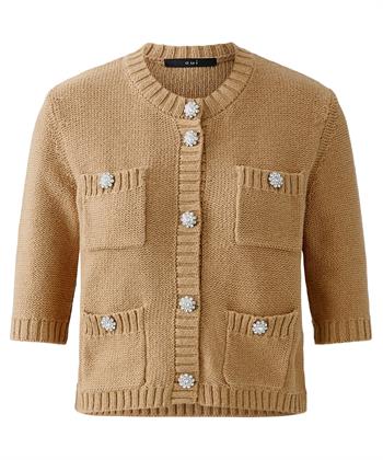 OUI vest strass knopen