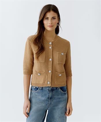 OUI vest strass knopen