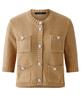 OUI vest strass knopen