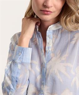 OUI voile cotton blouse palmboom