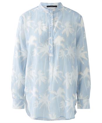 OUI voile cotton blouse palmboom