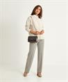OUI wide leg broek pied-de-poule