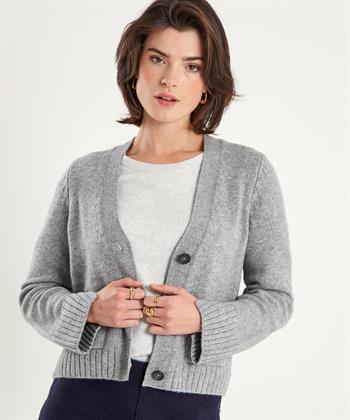 OUI wolmix vest met zakjes