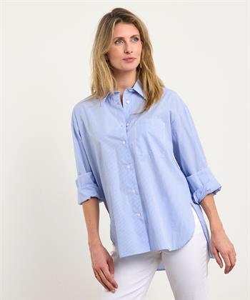 PENN&INK blouse streepjes knopen achter