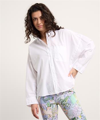 PENN&INK oversized poplin blouse