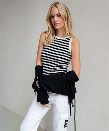 PENN&INK rib singlet strepen