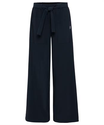 PENN&INK wide leg broek travelstof ceintuur