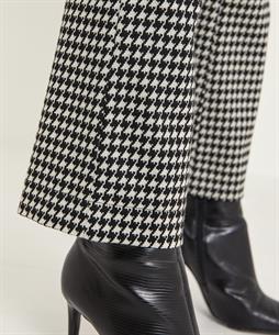 Raffaello Rossi cropped broek pied-de-poule Macy