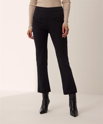 Raffaello Rossi kick flare broek kettingdetail Macy