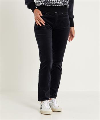 Raffaello Rossi slim fit velvet broek Suzy