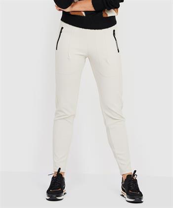 Raffaello Rossi travelstof broek geribd Kandra