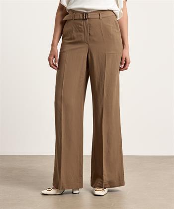 Raffaello Rossi wide leg broek ceintuur Anais