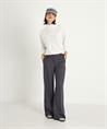 Raffaello Rossi wide leg broek krijtstreep Xenia