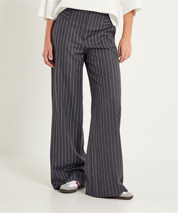 Raffaello Rossi wide leg broek krijtstreep Xenia