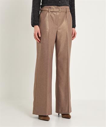 Raffaello Rossi wide leg pantalon metallic Anais