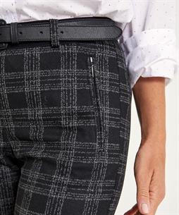 Raphaela By Brax broek super slim fit ruit Lillyth