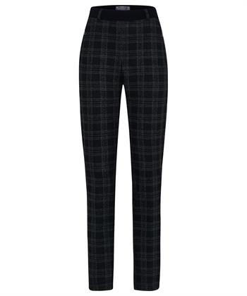 Raphaela By Brax broek super slim fit ruit Lillyth