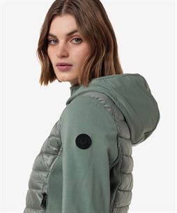Reset padded jas sweatmouwen Marbella