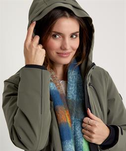 Reset winterjas lang waterproof met capuchon Galicia