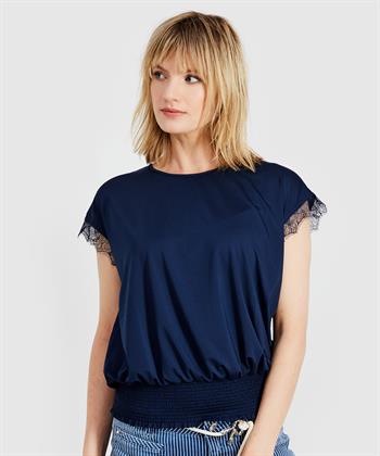 Rosemunde top kant smock