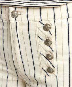 Rosner bootcut broek sailor knopen Audrey 1