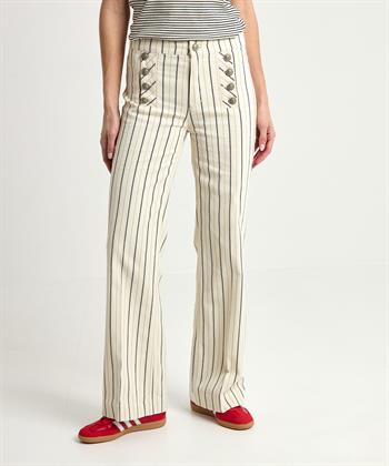Rosner bootcut broek sailor knopen Audrey 1