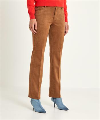Rosner broek bootcut suèdine Antonia