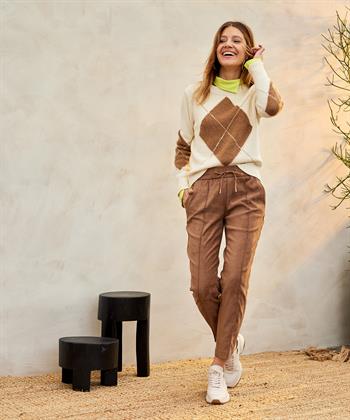 Rosner broek May Jogger suèdine