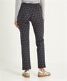 Rosner broek met print en deelnaad Alisa