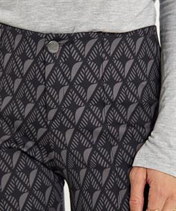 Rosner broek met print en deelnaad Alisa