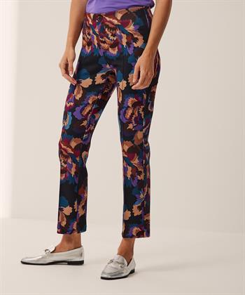 Rosner broek scuba flowerprint Alisa