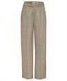 Rosner flanel pantalon wide leg ruit Mara