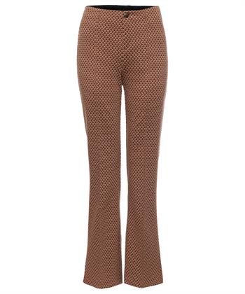 Rosner jacquard flared broek Alisa