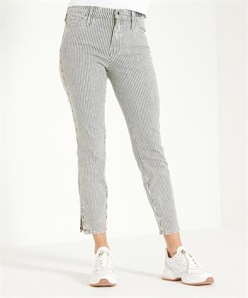 Rosner jeans met streepmotief en studs Audrey 2