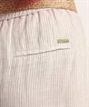 Rosner linnen wide leg broek strepen Mara
