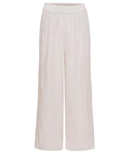 Rosner linnen wide leg broek strepen Mara