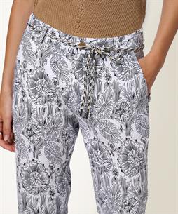 Rosner linnenmix broek bloemen May