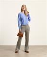 Rosner pull-on flared broek ruitjes Alisa