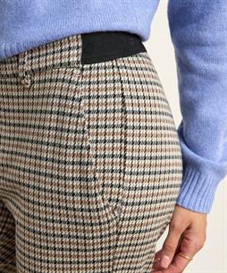 Rosner pull-on flared broek ruitjes Alisa