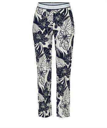Rosner scuba broek bloemenprint Alisa