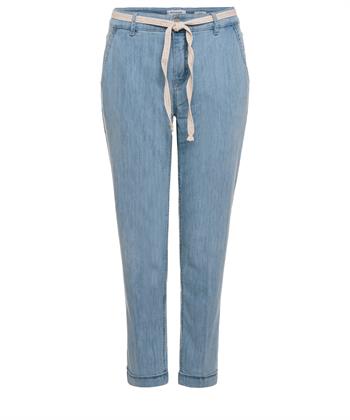 Rosner soft denim jeans met ceintuur May