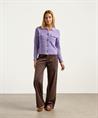 Rosner suèdine wide leg broek Mara