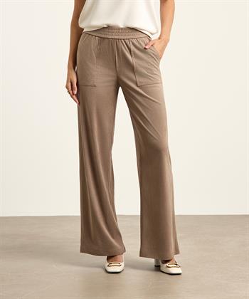 Rosner suèdine wide leg broek Mara