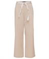 Rosner wide leg broek ceintuur Mara