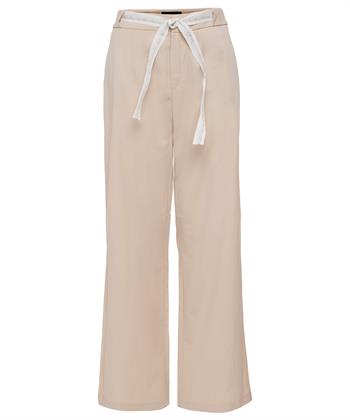 Rosner wide leg broek ceintuur Mara