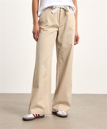 Rosner wide leg broek ceintuur Mara