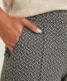 Rosner wide leg broek retro print May