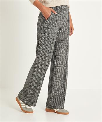 Rosner wide leg broek retro print May