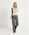 Rosner wide leg broek visgraat lurex Mara